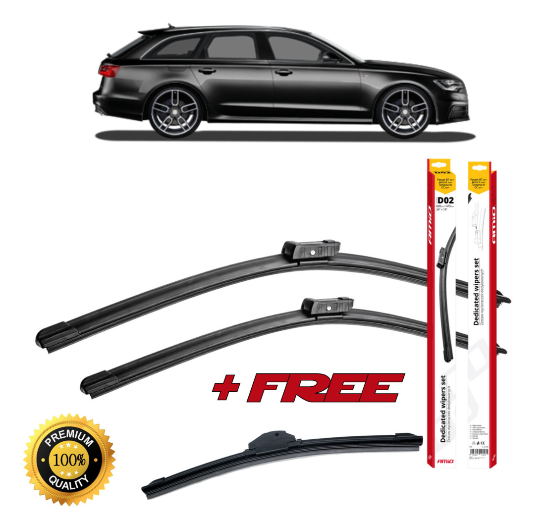 METLICE BRISAČA ZA AUDI A6 C6 AVANT 2005-2011. | + POKLON STRAŽNJA METLICA